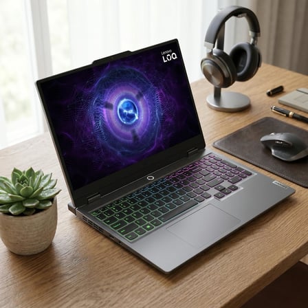 Lenovo LOQ Gaming Notebook i5-12600HX 40GB RAM 2TB SSD RTX3050 6GB 15.6" FHD 144Hz IPS FreeDOS 83GS00P8TR ATL56 +Mouse