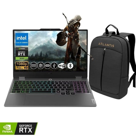 Lenovo LOQ Gaming Notebook i5-12600HX 40GB RAM 1TB SSD RTX3050 6GB 15.6" FHD 144Hz IPS FreeDOS 83GS00P8TR ATL76 +Çanta