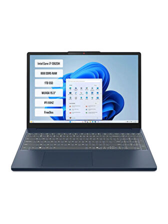 Lenovo IdeaPad Slim 3 15IRH10 83K10061TR i7-13620H 16GB DDR5 1TB SSD WUXGA 15.3" IPS 60Hz FreeDos