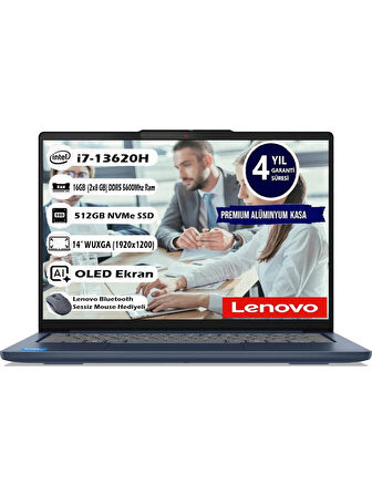 Lenovo IdeaPad Slim 5 14IRH10 Intel Core i7-13620H 16GB 512GB SSD 14" WUXGA OLED Freedos 83HR004CTR