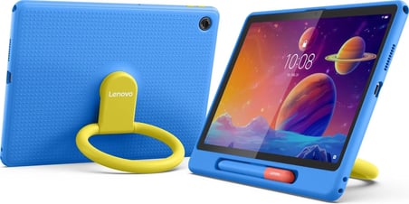 Lenovo Tab + Tab K10 Gen 2 (Zaeh, Zaej, Zaek, Zael - TB311FU, TB311XU) Uyumlu Play Suite Kalem + Tablet Kılıfı Mavi ZG38C07051