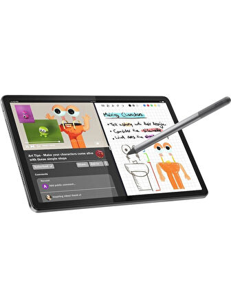 Lenovo Tab K11 TB330FU 4gb 128GB Depolama 11" Wuxga (1920X1200) IPS IP52 Android Tablet - ZADC0100TR + Lenovo Kalem