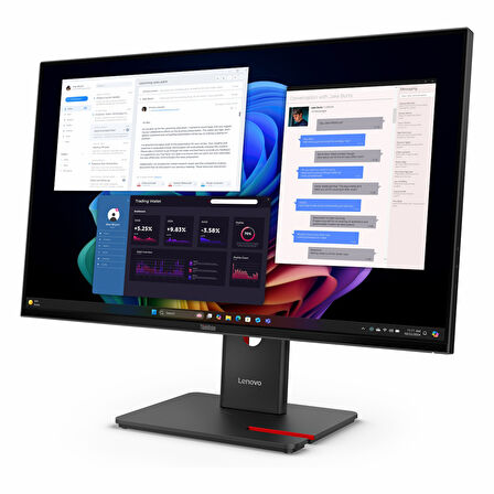 Lenovo ThinkVision T27UD-40 64AFGAT2TK 27" 60Hz 4Ms HDMI+DP+USB-C+RJ45 UHD IPS Pivot Vesa Monitör
