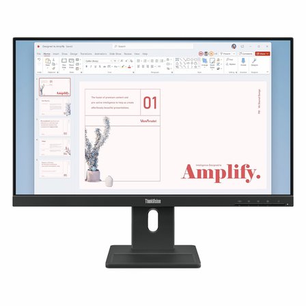 Lenovo ThinkVision E24-40 64BAMAT1TK 23.8" 100Hz 4Ms VGA+HDMI+DP FullHD IPS Pivot Vesa Monitör