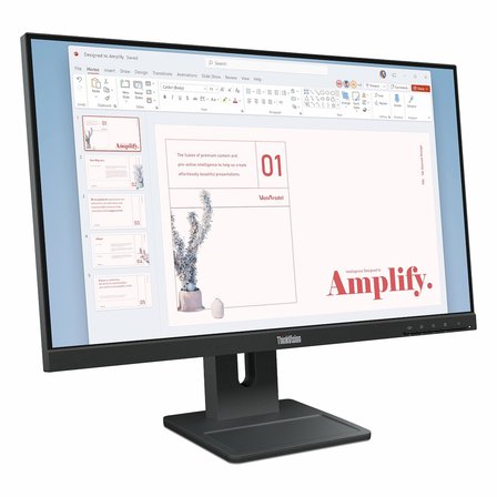 Lenovo ThinkVision E24-40 64BAMAT1TK 23.8" 100Hz 4Ms VGA+HDMI+DP FullHD IPS Pivot Vesa Monitör