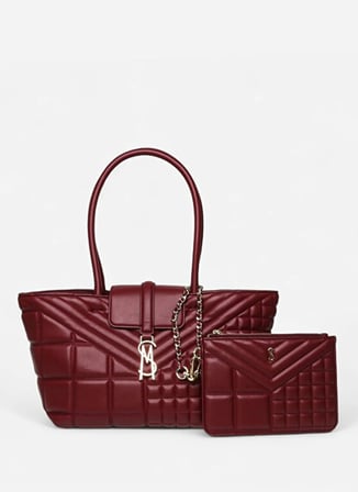 Steve Madden Bordo Kadın Omuz Çantası BFLORE-WINE