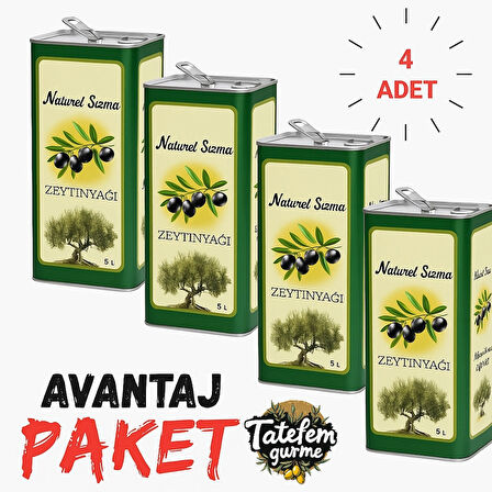 Tatefem Natürel sızma zeytinyağı 
