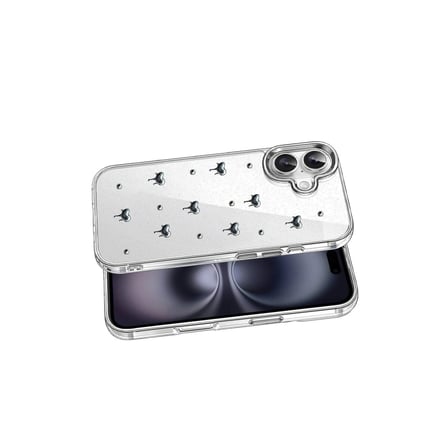 İphone 16 Plus Fiyonk Desenli Kapak - Desen 1