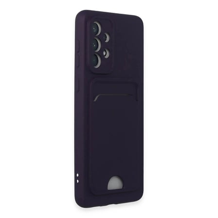 Galaxy A33 5g Kılıf Kelvin Kartvizitli  - Derin Mor