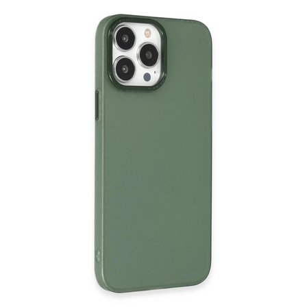 İphone 14 Pro Max Kılıf Modos Metal Kapak - Koyu Yeşil