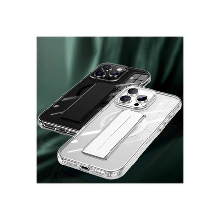 Joko  İphone 16 Pro Max Kılıf Alfa Magsafe Standlı Kapak - Şeffaf