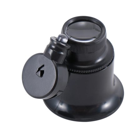 20X Büyütmeli Saat Takı Onarım Için Cam Lensli Optik Işıklı Göz Büyüteç Mg13B-9A