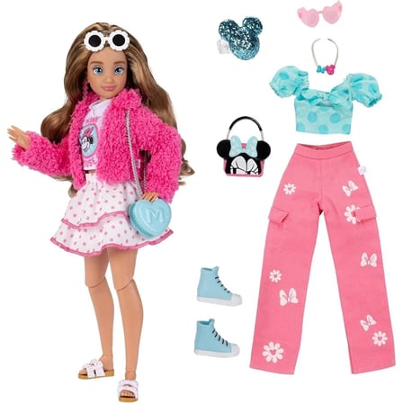 JKILY23947 Disney ily 4Ever Minnie Mouse Temalı Bebek Kıyafet ve Aksesuarları