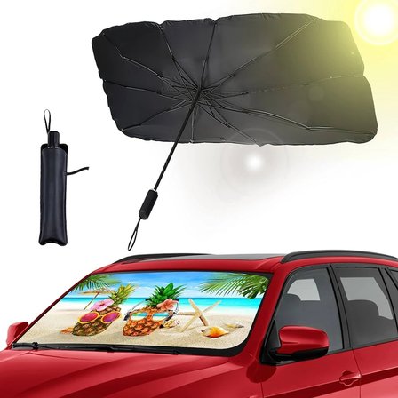 Araba Güneş Göe Koruyucu Şemsiye Oto Ön Cam Güneşlik(145cm*79cm)
