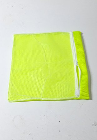 Sarı- Fermuarlı - Hassas Çamaşır Terlik Ayakkabı Yıkama Filesi Büyük Boy (74)