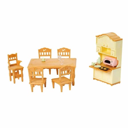 5340 Sylvanian Families Yemek Odası Seti +3 yaş figürler ayrı satılır.