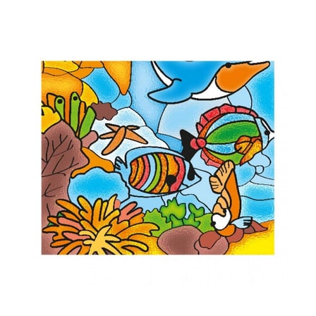 5001 KumT Cam Vitray - Glass Painting / +6 yaş