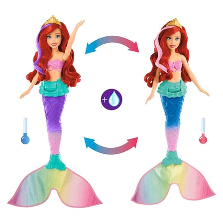 HPD43 Disney Prensesi  Yüzen ve Renk Değiştiren Küçük Deniz Kızı