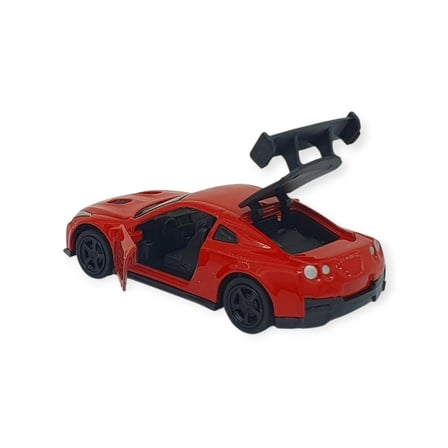 Çek Bırak Metal Küçük Arabalar 8 cm - 6411A-5 - Kırmızı - 1 ADET