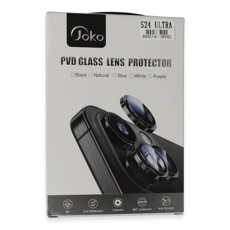 Joko  Galaxy S24 Ultra Pvd Metal Kamera Lens - Derin Mor