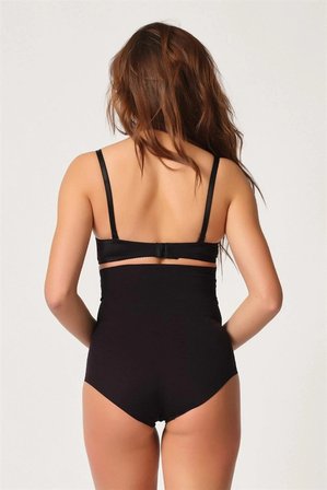 Emay 2708 Lazer Kesim Yüksek Bel Slip Korse Ten