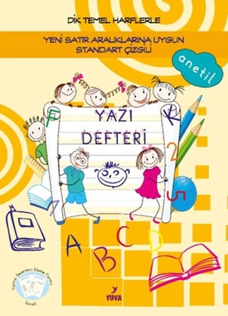 1. Sınıf Yazı Defteri Standart Çizgili - Büyük Boy
