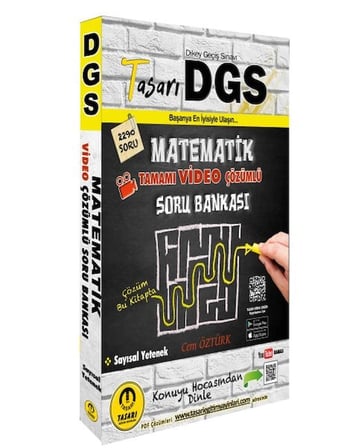 Tasarı DGS Matematik Video Çözümlü Soru Bankası