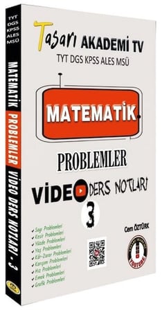 Tasarı Matematik Problemler Video Ders Notları 3