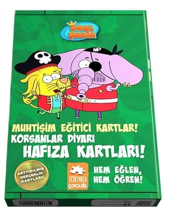 Muhtişim Eğitici Kartlar! - Korsanlar Diyarı Hafıza Kartları!