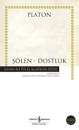 Kapsulavm Platon Sölen ve Dostluk Felsefe Kitapları Hasan Ali Yücel Klasikleri