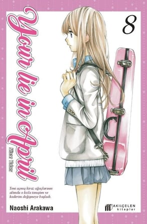 KAPSULAVM Your Lie in April - Nisan Yalanı 8 Çizgi Roman Karton Kapak Türkçe Naoshi Arakawa