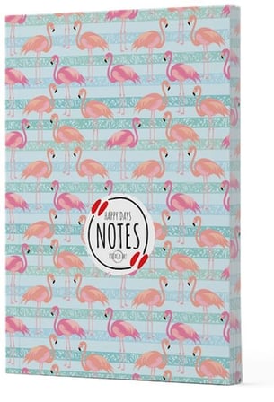 Flamingo 1 - Yan Baskılı Çizgili Defter