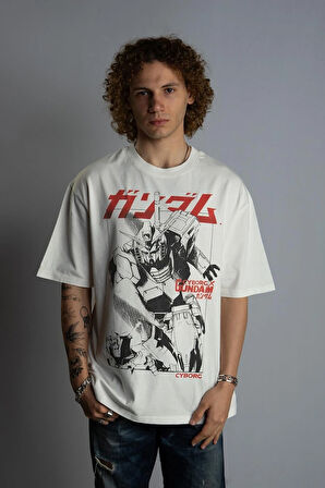 '' Gundam Rx-78'' Vintage Oversize T-shirt