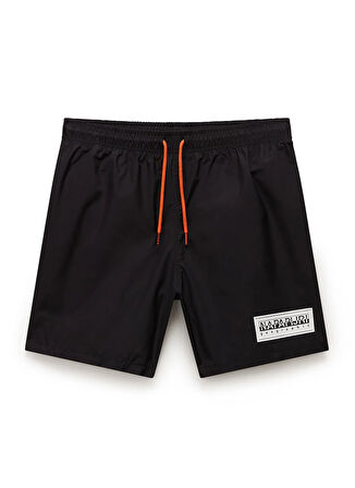 Napapijri NP0A4IBK0411-V-BOX LOGO Siyah Regular Fit Erkek Şort Mayo