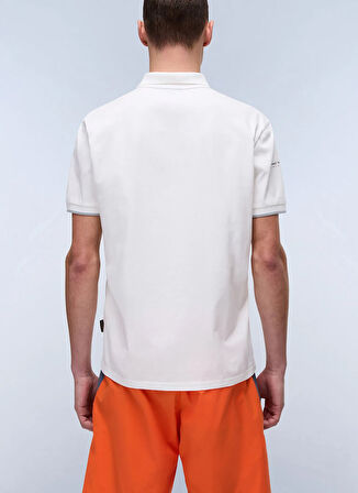 Napapijri NP0A4IDA2061-E-BADGE SUM Beyaz Relaxed Erkek T-Shirt