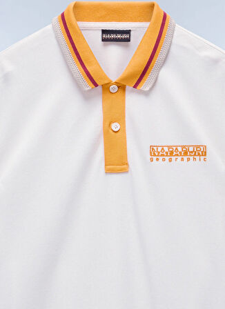 Napapijri NP0A4ILYN1A1-E-MURLO SS Beyaz Relaxed Erkek T-Shirt