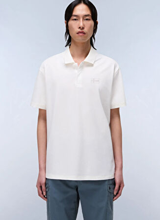 Napapijri NP0A4IDC2061-E-SORANO SS Beyaz Relaxed Erkek T-Shirt