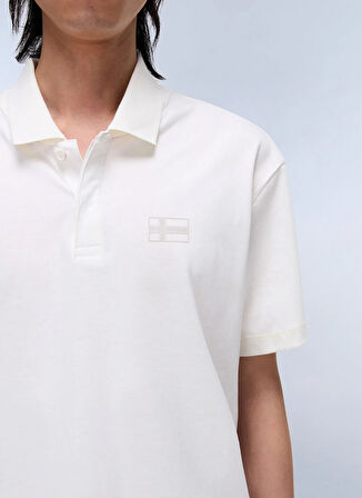 Napapijri NP0A4IDC2061-E-SORANO SS Beyaz Relaxed Erkek T-Shirt