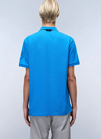 Napapijri NP0A4IN9B2W1-E-AMUNDSEN 1 Mavi Relaxed Erkek T-Shirt
