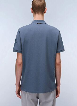 Napapijri NP0A4IN9G1Y1-E-AMUNDSEN 1 Gri Relaxed Erkek T-Shirt