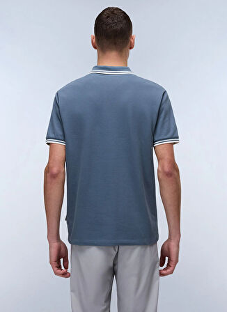 Napapijri NP0A4ID5G1Y1-E-MACAS SS 1 Gri Relaxed Erkek T-Shirt