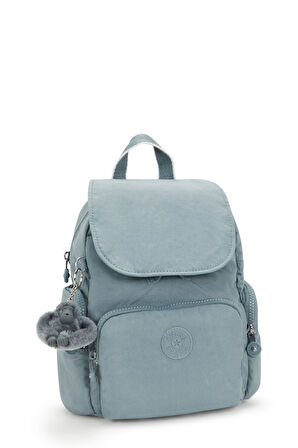 Kadın City Zip Mini Basic Sırt Çantası - Mavi | undefined