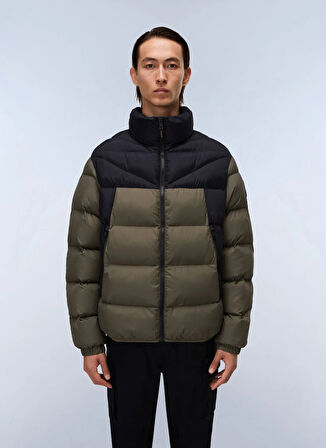 Napapijri NP0A88V3G0A1-A-MOLVENO STAND Yeşil Düz Erkek Mont