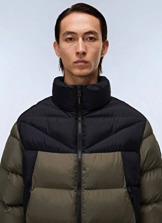 Napapijri NP0A88V3G0A1-A-MOLVENO STAND Yeşil Düz Erkek Mont