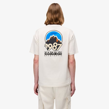 Napapijri S-Montepiana Erkek Bej T-Shirt