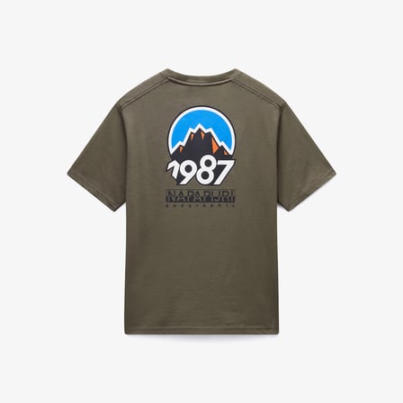 Napapijri S-Montepiana Erkek Yeşil T-Shirt