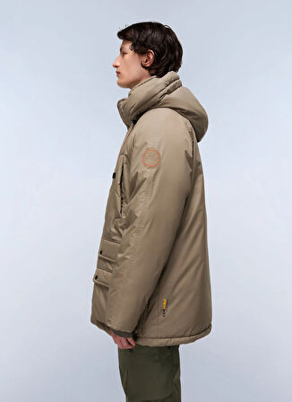 Napapijri NP0A88YWN1T1-A-GAIL PARKA Kahve Düz Erkek Mont