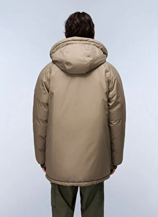 Napapijri NP0A88YWN1T1-A-GAIL PARKA Kahve Düz Erkek Mont