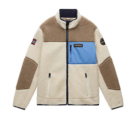 P0A4GNTMQZ1-R Napapijri Yupık Fz 3 Erkek Ceket Krem