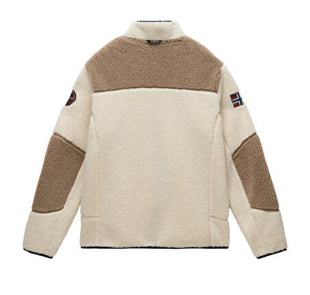 P0A4GNTMQZ1-R Napapijri Yupık Fz 3 Erkek Ceket Krem